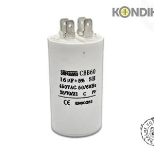 Motorový rozběhový kondenzátor 16uF 450V CBB60A - Zlevněno