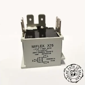 Vysoká kvalita - Miflex X25U410M354MS odrušovací filtr