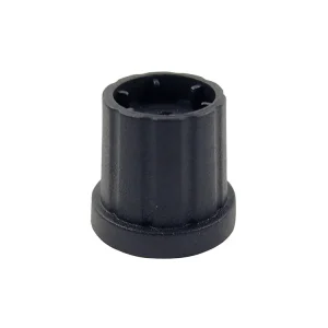 Cliff K21 knoflík s límcem 6mm D černý - Už jen pár kusů