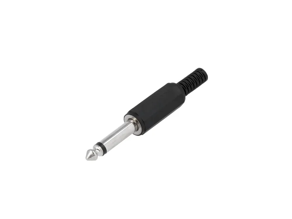 Konektor JACK 6,3mm vidlice mono plast - Poslední kusy