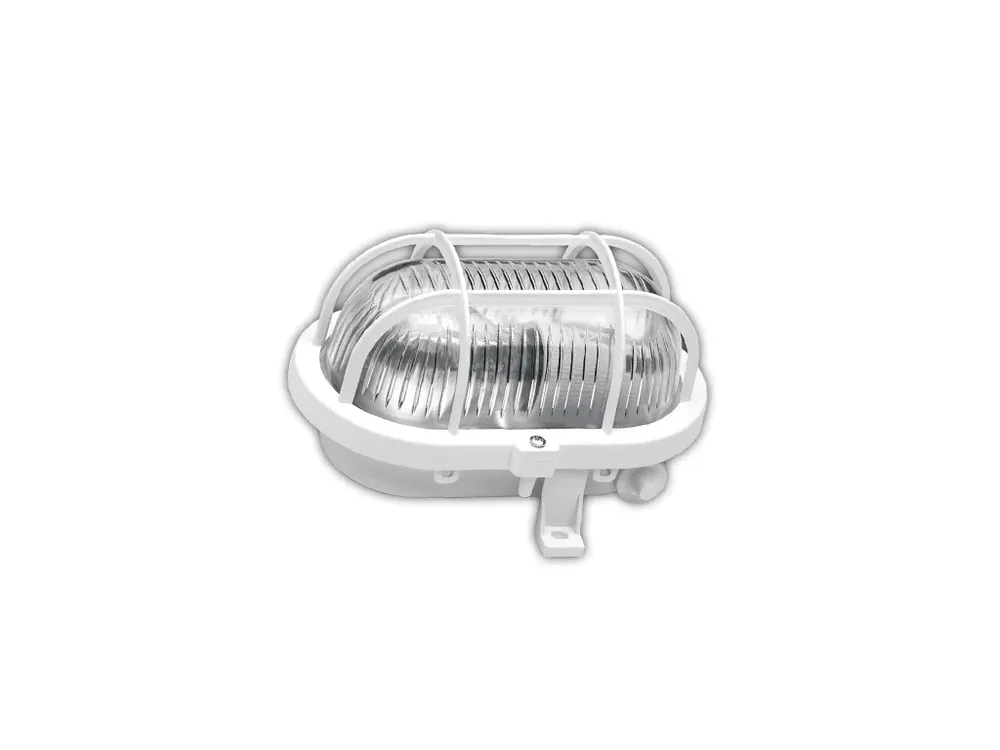 Svítidlo OVÁL 60W E27 IP54 bílá - Outlet