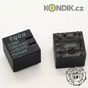 Automobilové relé 12V DC, SPDT 2x, 20A, TE V23084-C2001-A303 - Nový produkt