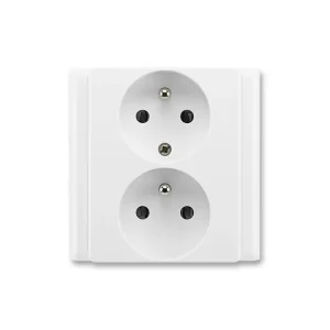 ABB Classic 5512-2249 B1 zásuvka dvojnásobná - Nyní k dispozici