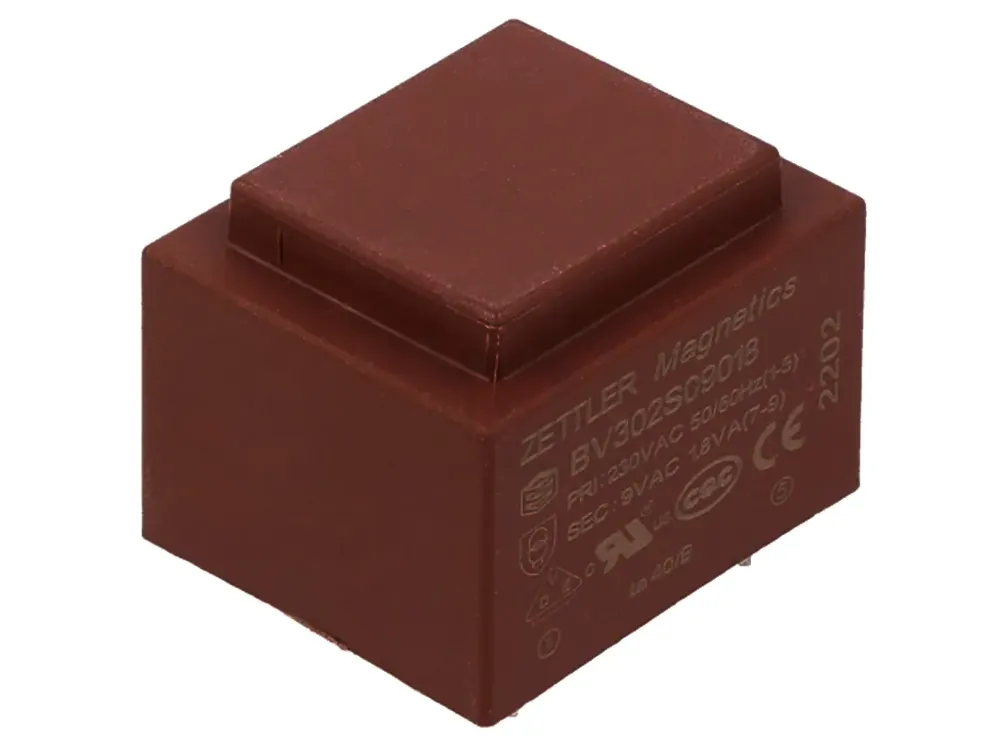 Zettler BV302S09018 transformátor 1,8VA 230V//9V | Čerstvá novinka