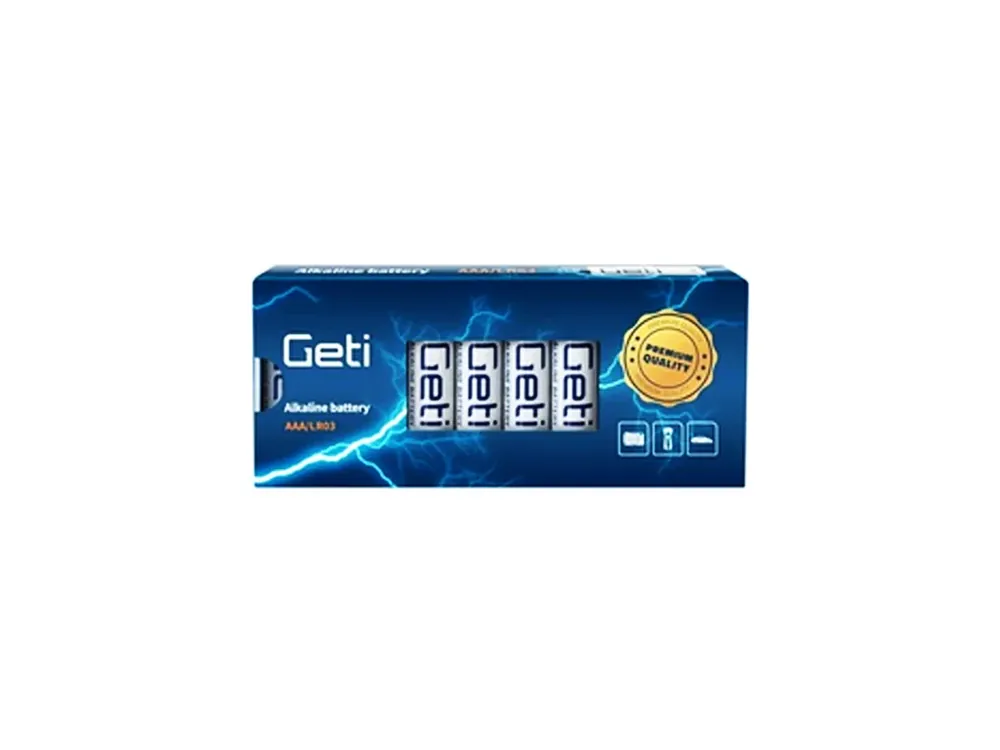 Top cena | Alkalická baterie AAA (LR03) Geti, 10ks
