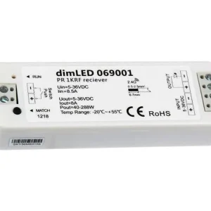 DimLED PR 1KRF přijímač pro jednobarevné LED pásky | Akční sleva