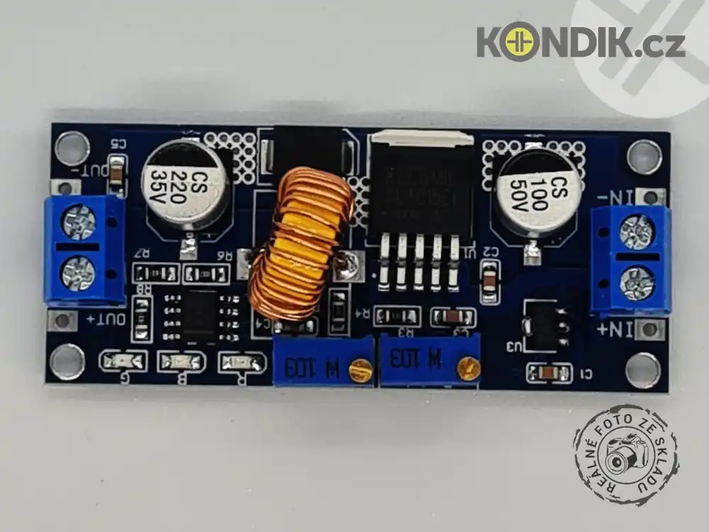 Do vyprodání zásob | Měnič DC/DC step-down s XL4015 pro nabíjení Li-Ion článku