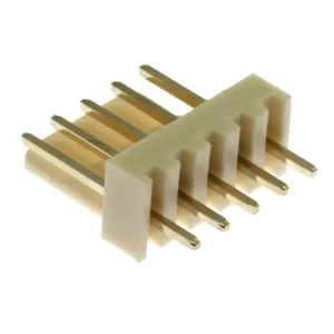 Konektor se zámkem, 5 pinů (1x5), do DPS, RM2.54mm, přímý, pozlacený | Lze objednat