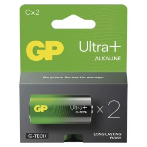 Alkalická baterie GP Ultra Plus C (LR14), 2ks | Rychlá expedice