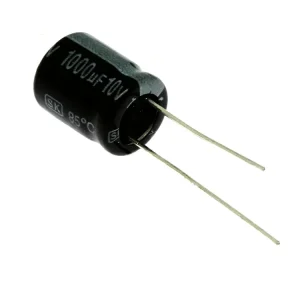 Elektrolytický kondenzátor 1000uF 10V 10x12.5mm RM5 85°C - Přímo z továrny