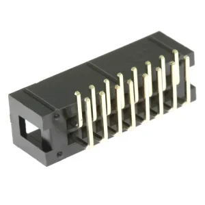 Do košíku - Konektor IDC pro ploché kabely, 16 pinů (2x8), RM2.54mm, do DPS, úhlový 90°