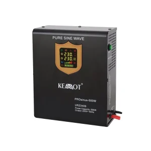 Ušetřete nyní - KEMOT PROsinus-800 záložní zdroj 12V 230V 800VA 500W Black nástěnný