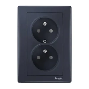 Sedna SDN2800570 dvojzásuvka 2x2P+PE 250VAC 16A clonky, grafit - Rychlé doručení
