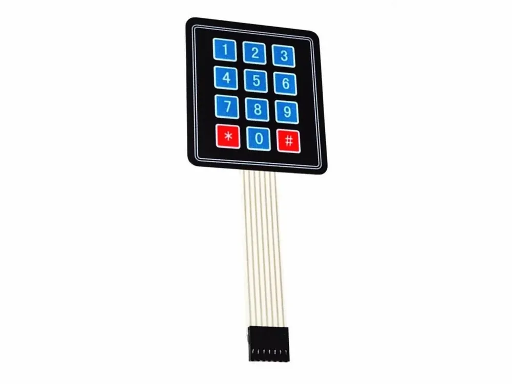 Populární - 3x4 klávesnice membránová pro Arduino