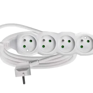 Emos P0410 prodlužovací kabel bílý - Výhodná nabídka