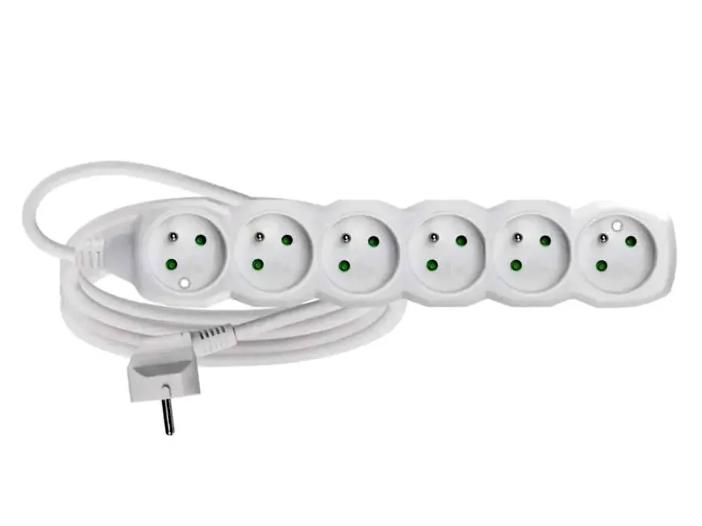 Emos P0615 prodlužovací kabel bílý - Skladem