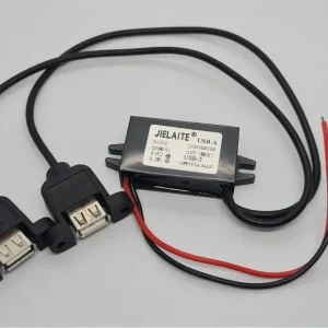 Skvělá cena | Měnič napětí 12V/5V 3A 2x USB-A do panelu