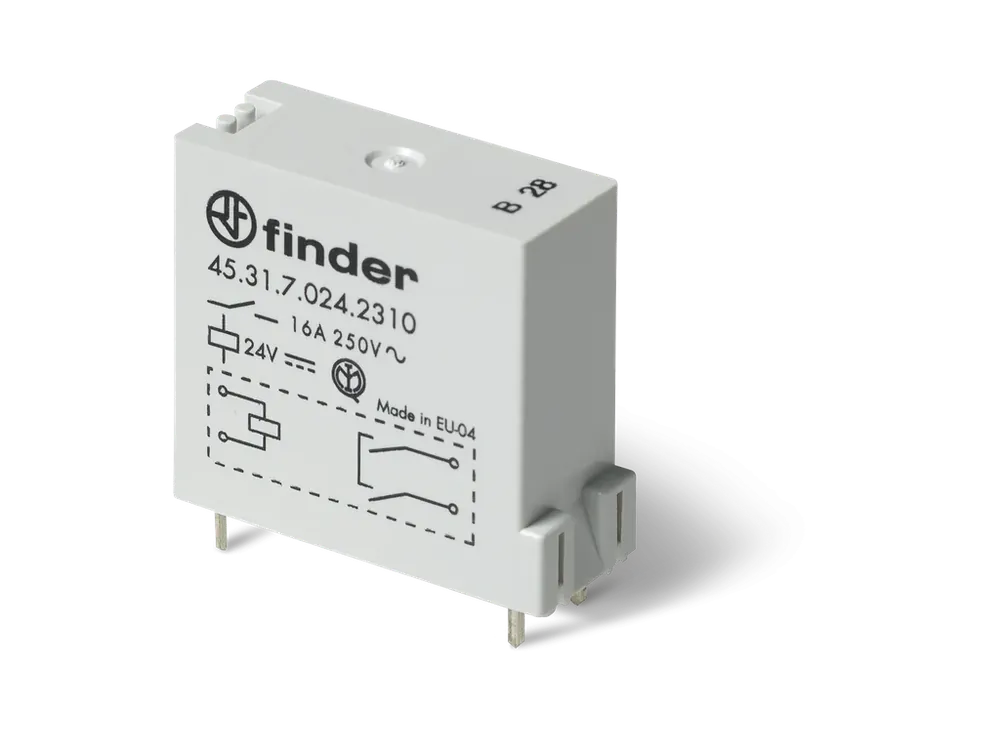 Relé 24V DC, SPST-NO, 16A, Finder 45.31.7.024.0310 - Špičkový produkt