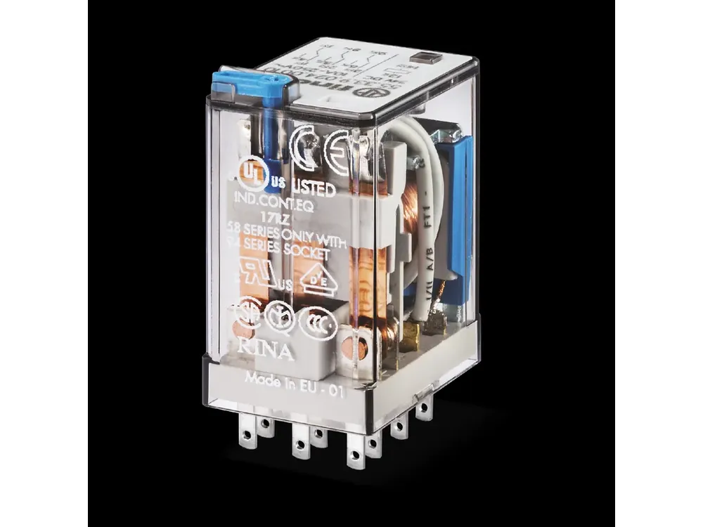 Relé 24V AC, 3PDT, 10A, Finder 55.33.8.024.0050 | Ušetřete více