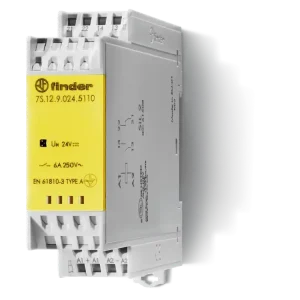 Relé 24V DC, 1 NO + 1 NC, 6A, Finder 7S.12.9.024.5110 | Top produkt