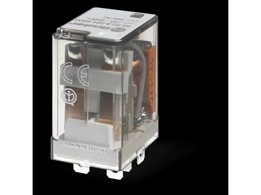 Žádaný produkt - Relé 24V DC, DPDT, 12A, Finder 56.32.9.024.0040