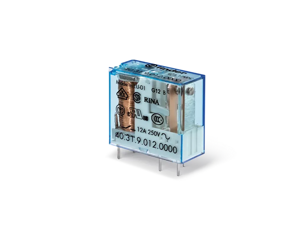 Snadné vrácení | Relé 24V DC, SPDT, 10A, Finder 40.31.9.024.5000