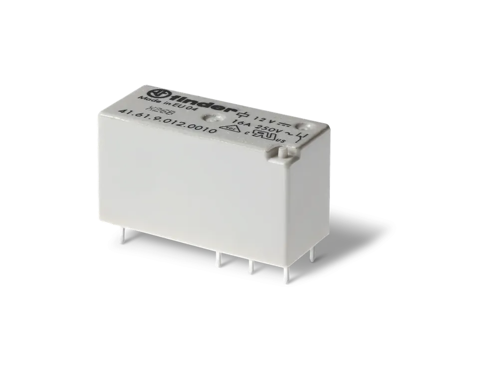 Relé 24V DC, SPDT, 16A, Finder 41.61.9.024.4010 | Outlet