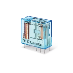 Relé 12V DC, DPDT, 10A, Finder 40.62.7.012.4000 | Objednat online