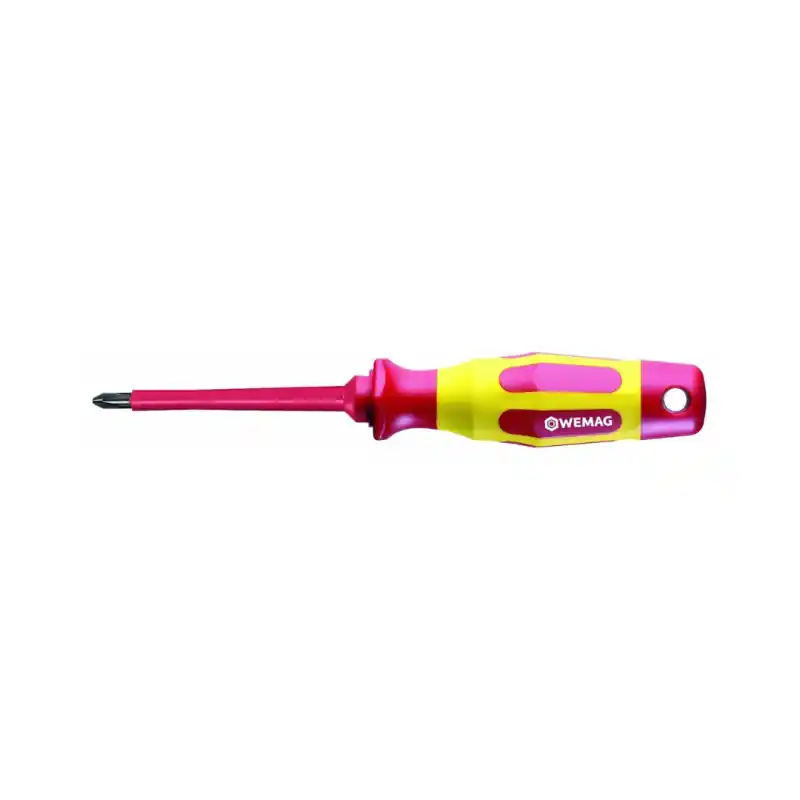 Akce končí brzy - Šroubovák křížový VDE Phillips PH2x100 mm, Wemag