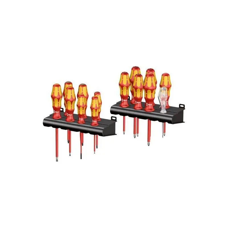 Skvělá nabídka - Sada šroubováků Kraftform Big Pack 100 VDE, Pl/Ph/Pz/TX, 14ks+2 stojany, Wera 105631