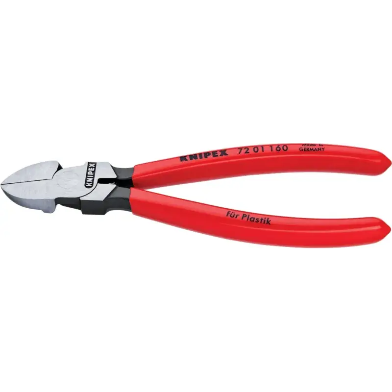 Boční štípací kleště na plasty, bez fazety KNIPEX 72 01 | Přímo z výroby