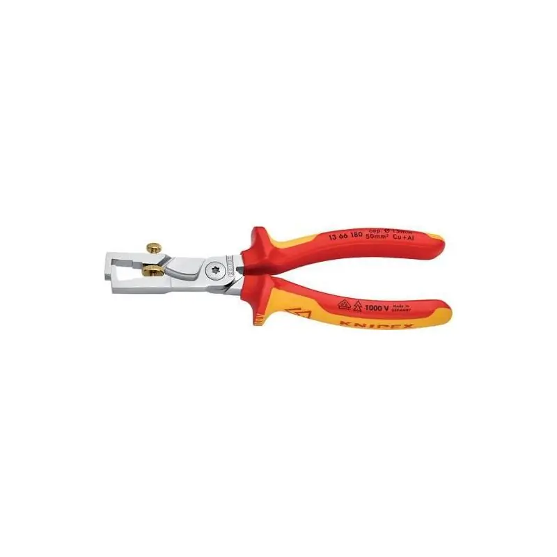 Zlevněno - Nůžky na kabely 180 mm VDE KNIPEX