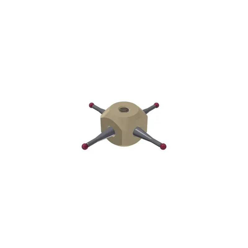 Omezené množství | 4-way cube stylus M5 ruby ball Ø2,5mm