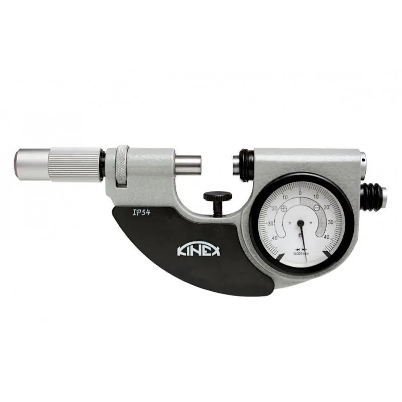 Pasametr (mikropasametr) KINEX 25-50 mm, 0,001mm, DIN 863 - Professional - Ušetřete