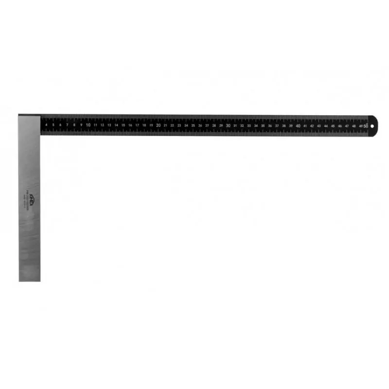 Úhelník tesařský s mm dělením KINEX BLACK COAT 750x375 mm | Super cena