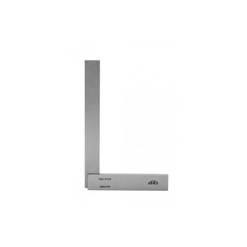 Velmi oblíbený produkt | Úhelník příložný přesný dílenský KINEX 200x130 mm, tř.př. 0, DIN 875