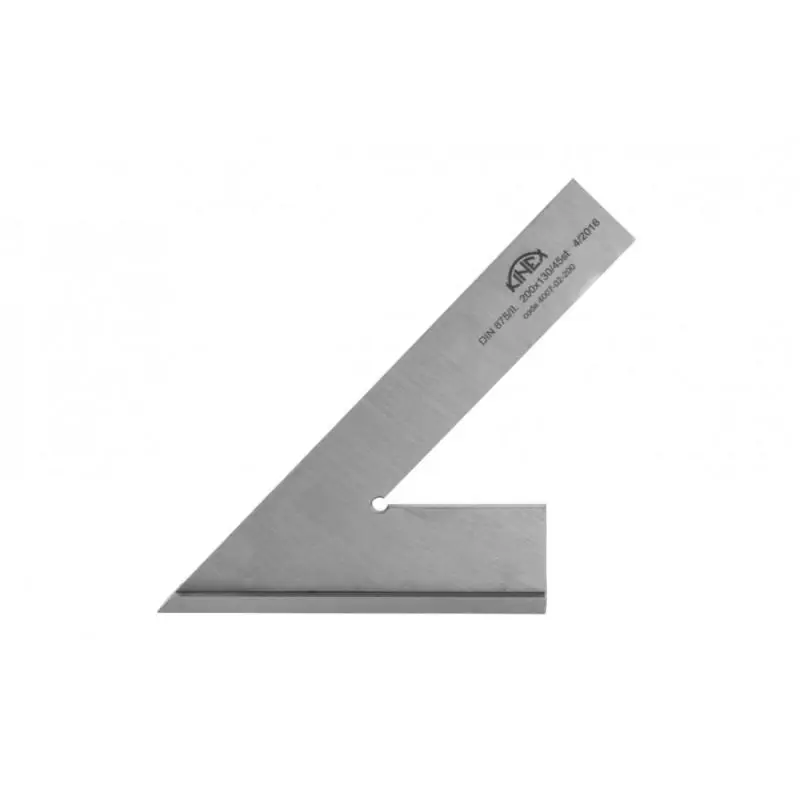 Úhelník příložný 45° KINEX, 20x5 mm/160x100 mm | Omezené zásoby