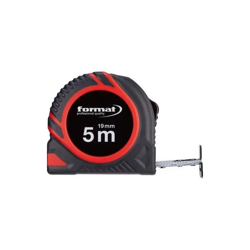 Svinovací metr 5mx19 mm bílý Format - Končí brzy