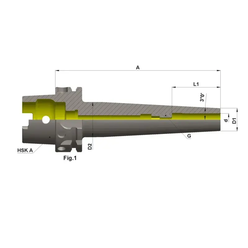 Tepelný upínač 3,0°, DIN69893, HSK-A100, házivost do 0,003mm - Jen dnes