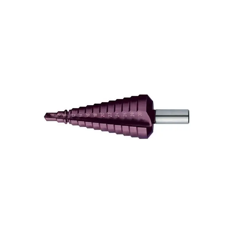Vrták univerzální stupňovitý HSS TiAlN 9 -36.00 mm Format - Premium