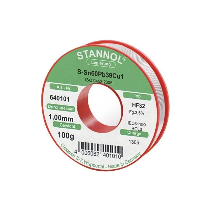 Pájecí drát 250g, č. 640102, Stannol - Poslední kusy