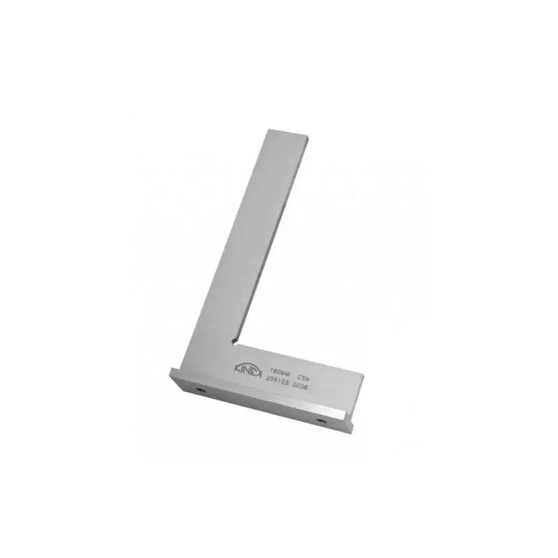 Úhelník přesný příložný KINEX 100x63 mm, tř.př. 2, "Bu", ČSN 25 5103 - Zvýhodněná cena