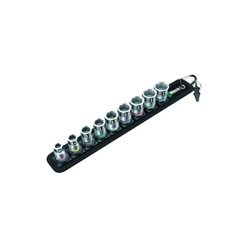 Nabídka dne - Sada nástrčných hlavic s přidržovací funkcí, 3/8", 10 kusů, Wera Belt B 1 05003970001