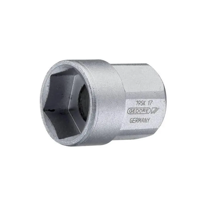Snadné vrácení - Nástrčkový klíč trn 1/2" vnitřní 6-hran vnější, trn 6-hran 24x32,5mm GEDORE