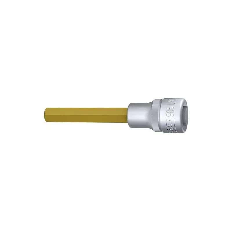 Vysoká kvalita - HAZET Šroubovací bitová hlavice 1/2" s vnitřním šestihranem, 10x100 mm