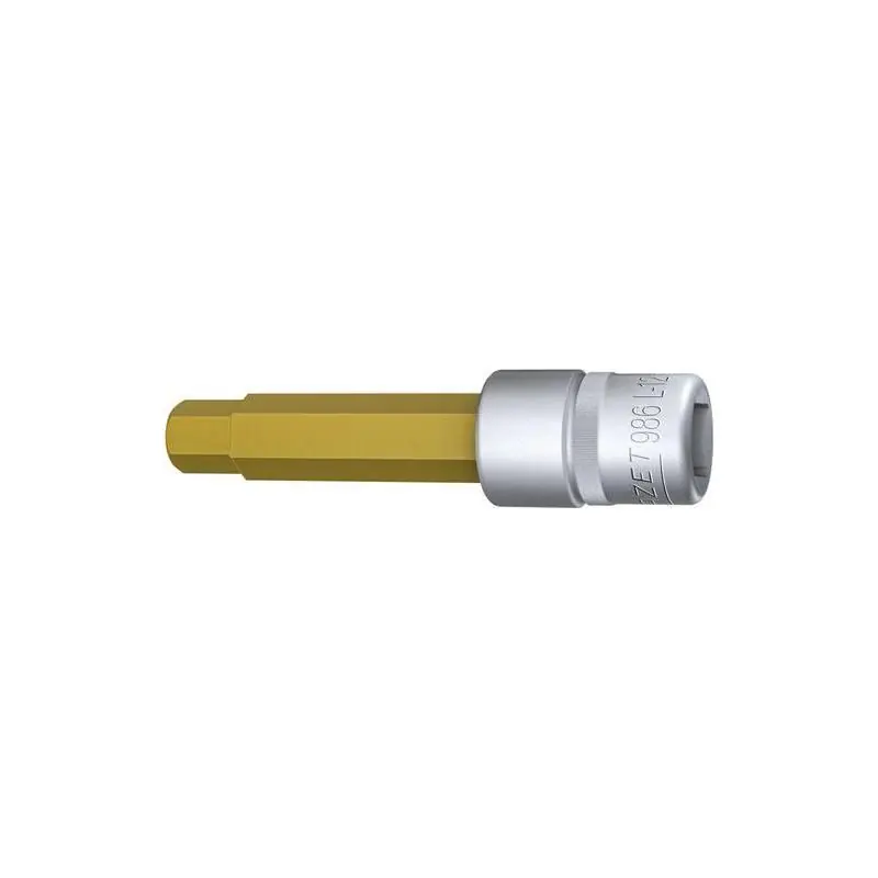 Premium | HAZET Šroubovací bitová hlavice 1/2" s vnitřním šestihranem, 12x100 mm