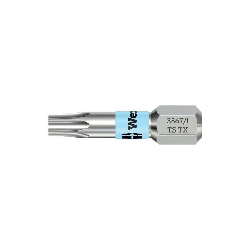 Bit 1/4" DIN 3126 C 6,3 T10x25 mm nerez Wera - Prémiová kvalita
