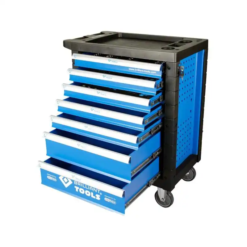 Dílenský vozík s 207ks nářadí Brilliant Tools BT153211KP | Nyní k dispozici