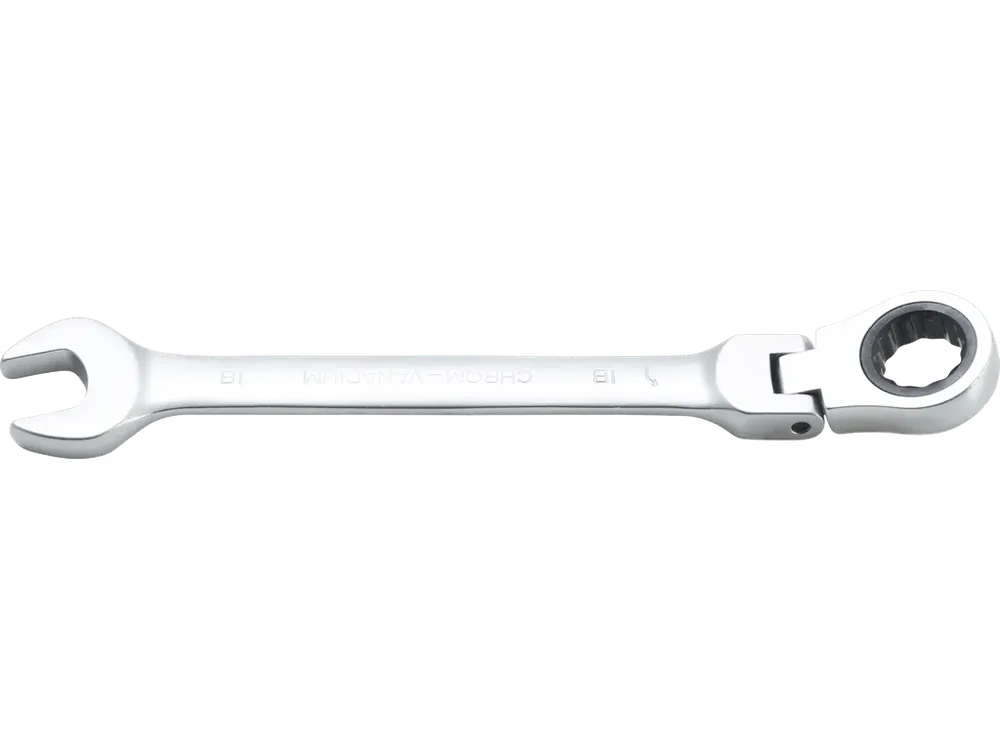 Akce končí brzy | Ráčnový očkoplochý klíč 18 mm s kloubem, BGS - B6718