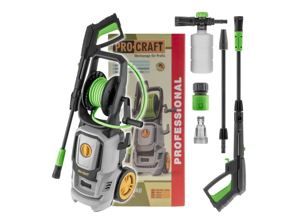 K dispozici - Vysokotlaký čistič Procraft CW1.8/140, 140bar CW1.8/140